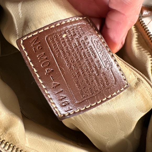 Coach Patchwork Vintage Brown Shoulder Bag Set Of 3 Rough Condition Y2K 90s 2000 - Picture 14 of 16